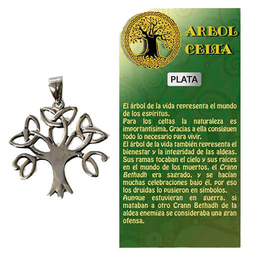 Colgante Arbol de la Vida Celta - Plata de Ley