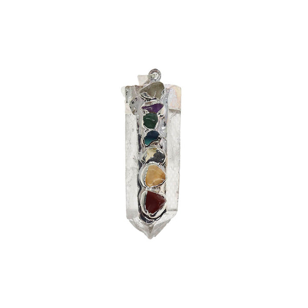 Colgante Cristal de Roca y Chakra