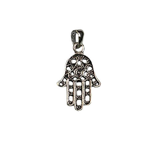 Colgante Mano de Fatima Pequeño - Plata de Ley