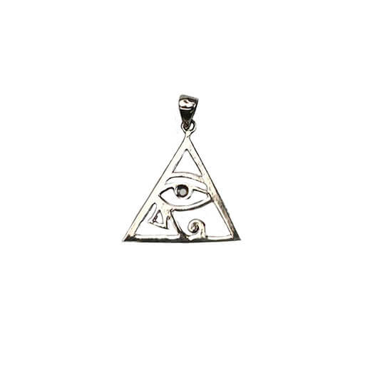 Colgante Ojo de Horus Triangulo - Plata de Ley