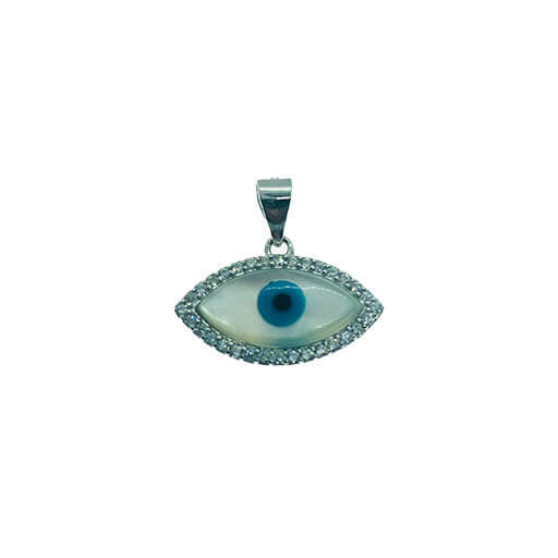 Colgante en plata Ojo de Shiva