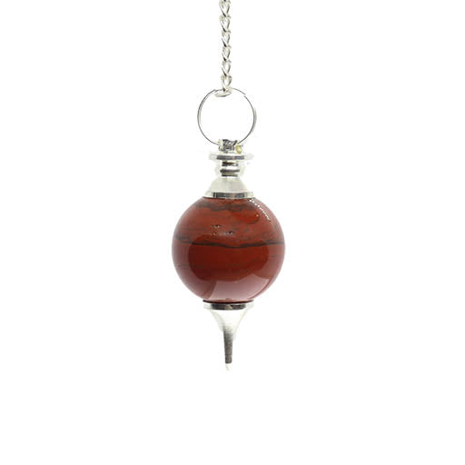 Pendulo Jaspe Rojo - Bola