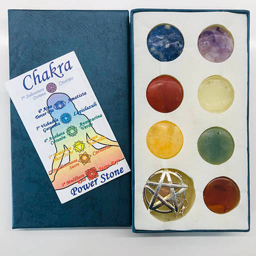 Pendulo Pentagrama 7 Chakras
