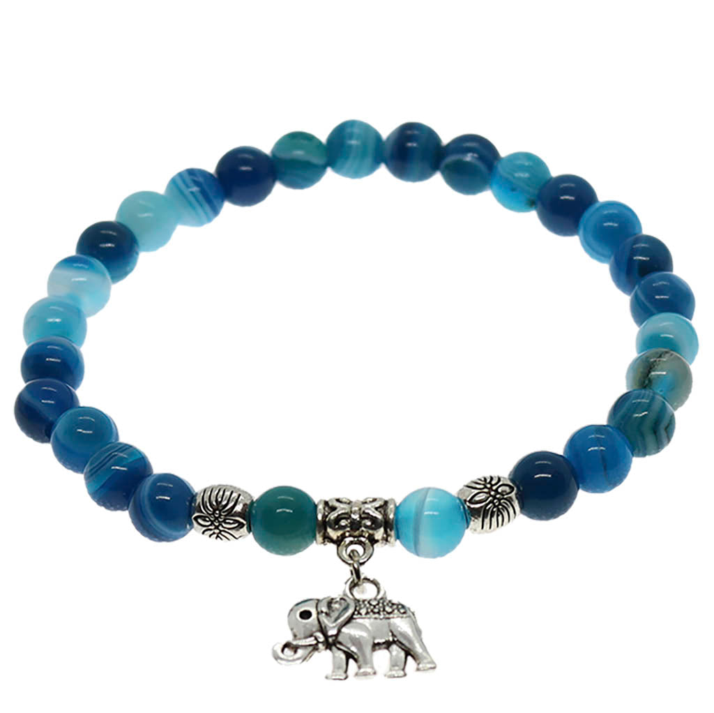 Pulsera Enigma - Agata Azul