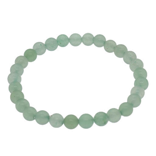 Pulsera Aventurina Verde - Elástica