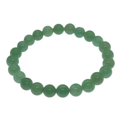 Pulsera Aventurina Verde - Elástica