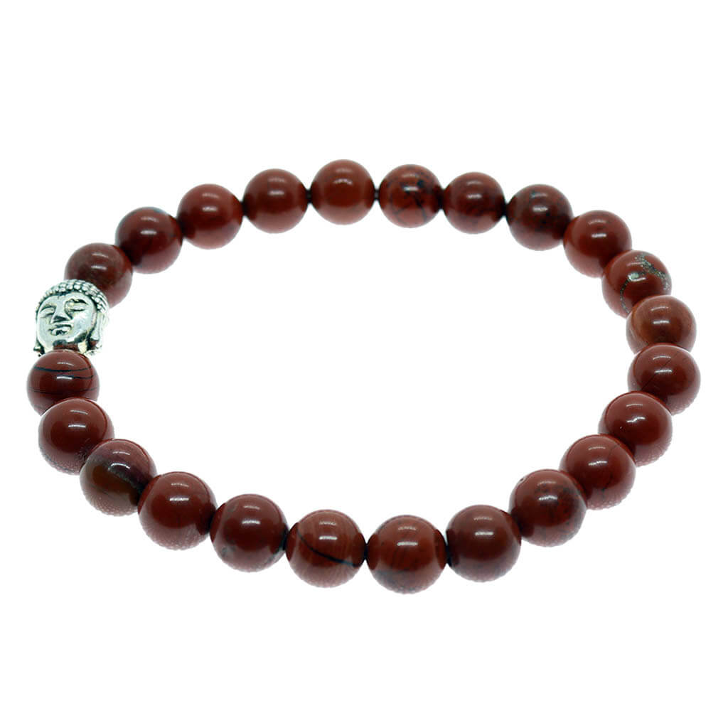 Pulsera Buda - Jaspe rojo