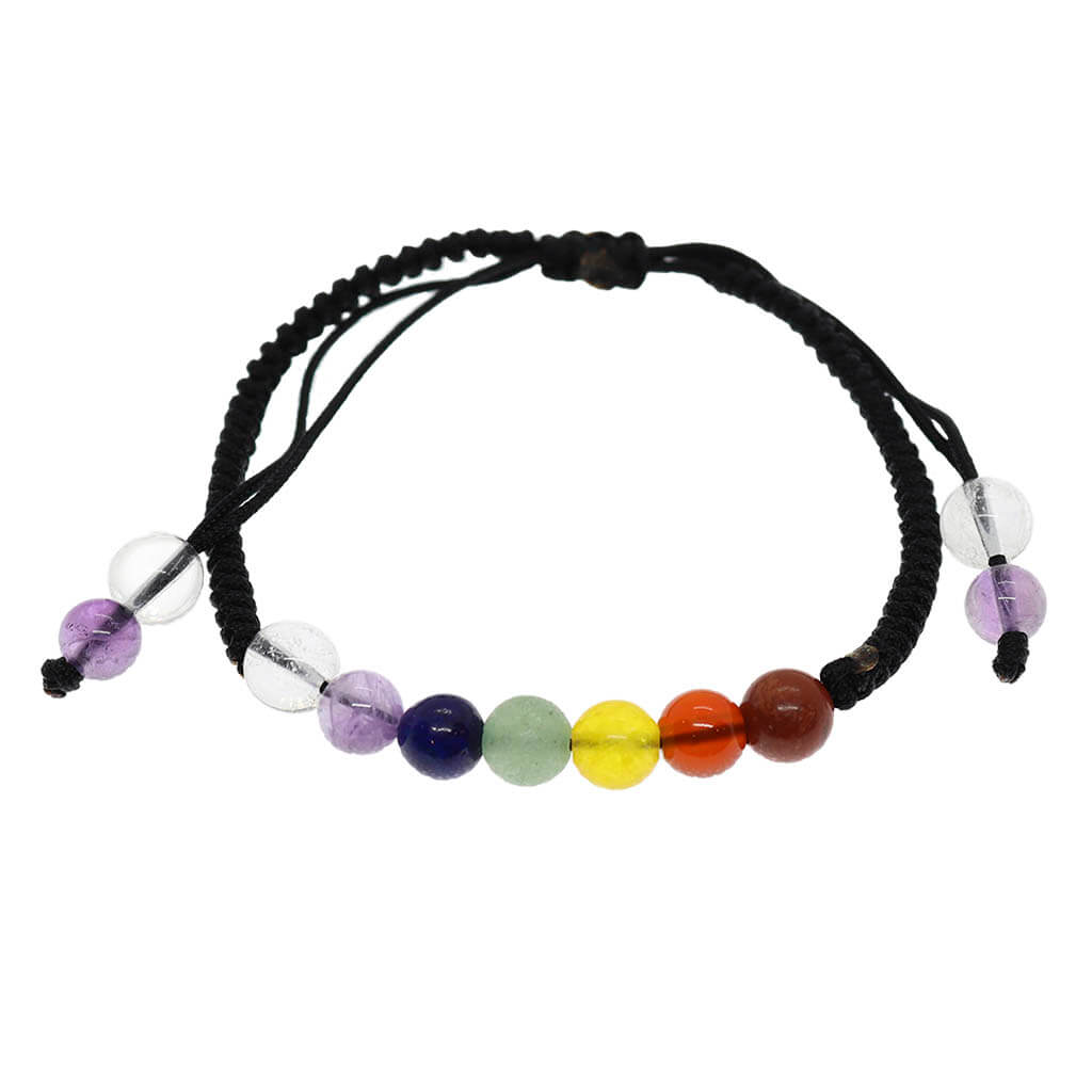 Pulsera Chakra  Macrame - Bola 6mm