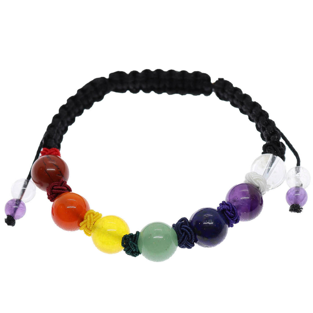 Pulsera Chakra Macrame - Bola 10mm