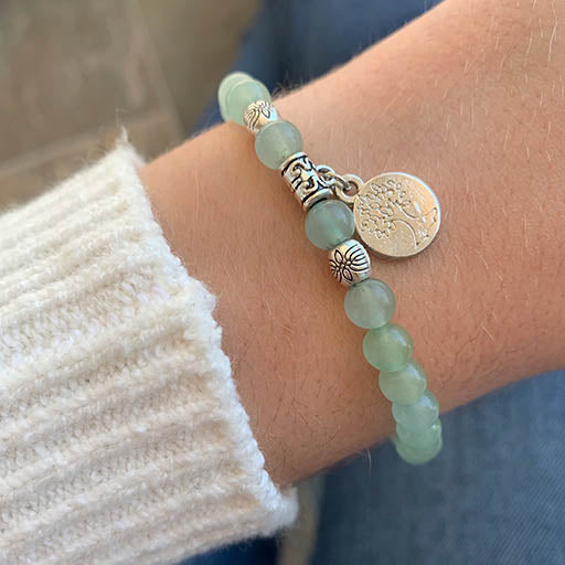 Pulsera Enigma - Aventurina Verde