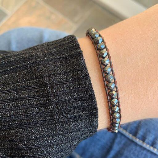 Pulsera Kiara - 1 vuelta Hematite