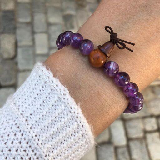 Mala Tibetano - Pulsera Amatista