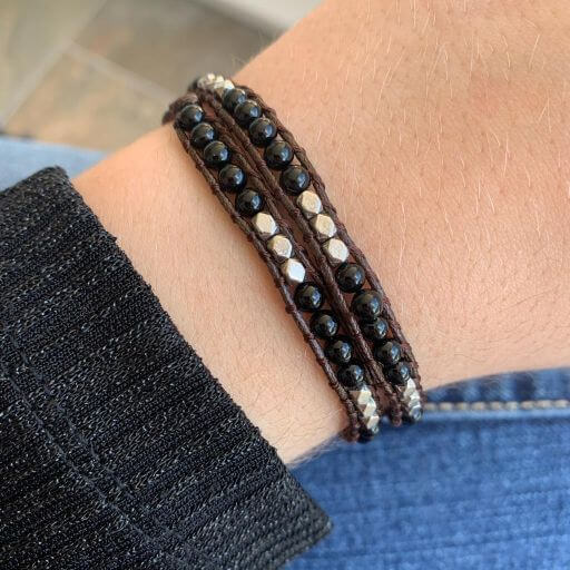 Pulsera Misaki - 2 vueltas mix Onix