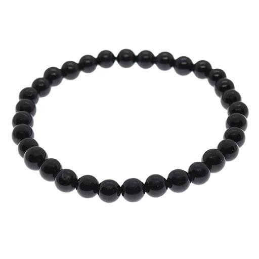 Pulsera Turmalina Negra - Elástica
