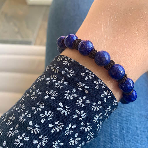 Pulsera Zodiaco Libra - Lapsilazuli
