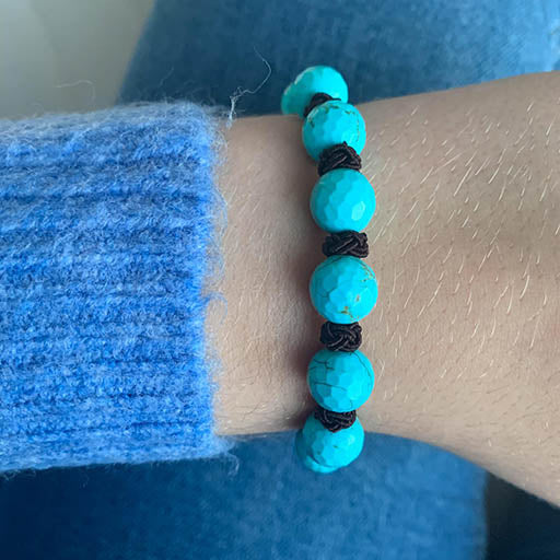 Pulsera Zodiaco Acuario - Turquenita