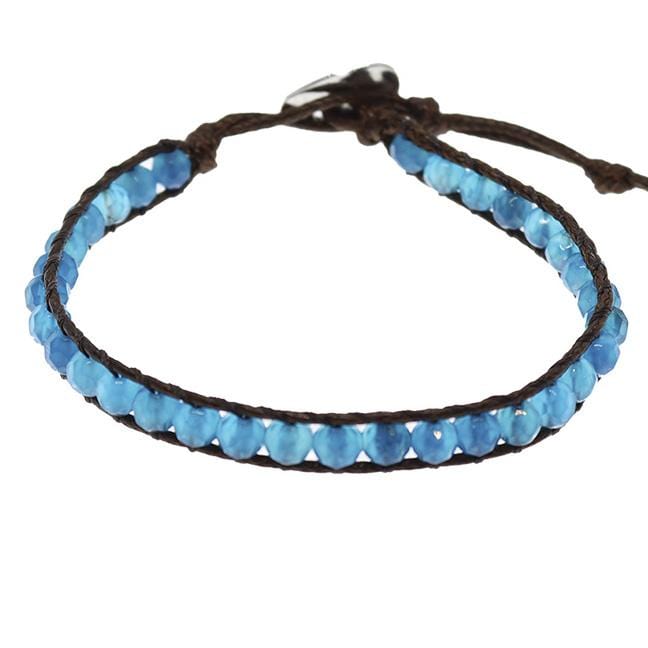 Pulsera Kiara - 1 vuelta Agata Azul