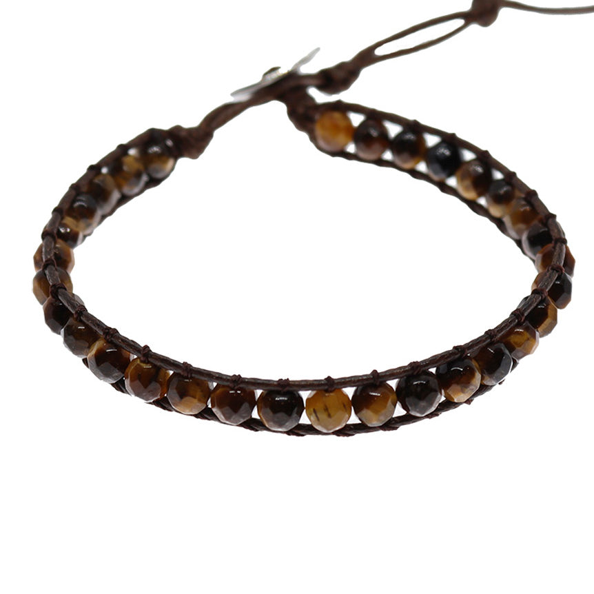 Pulsera  Kiara - 1 vuelta Ojo tigre